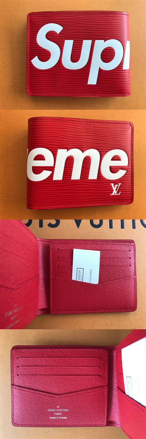 supreme louis vuitton replica wallet|cartera louis vuitton supreme original.